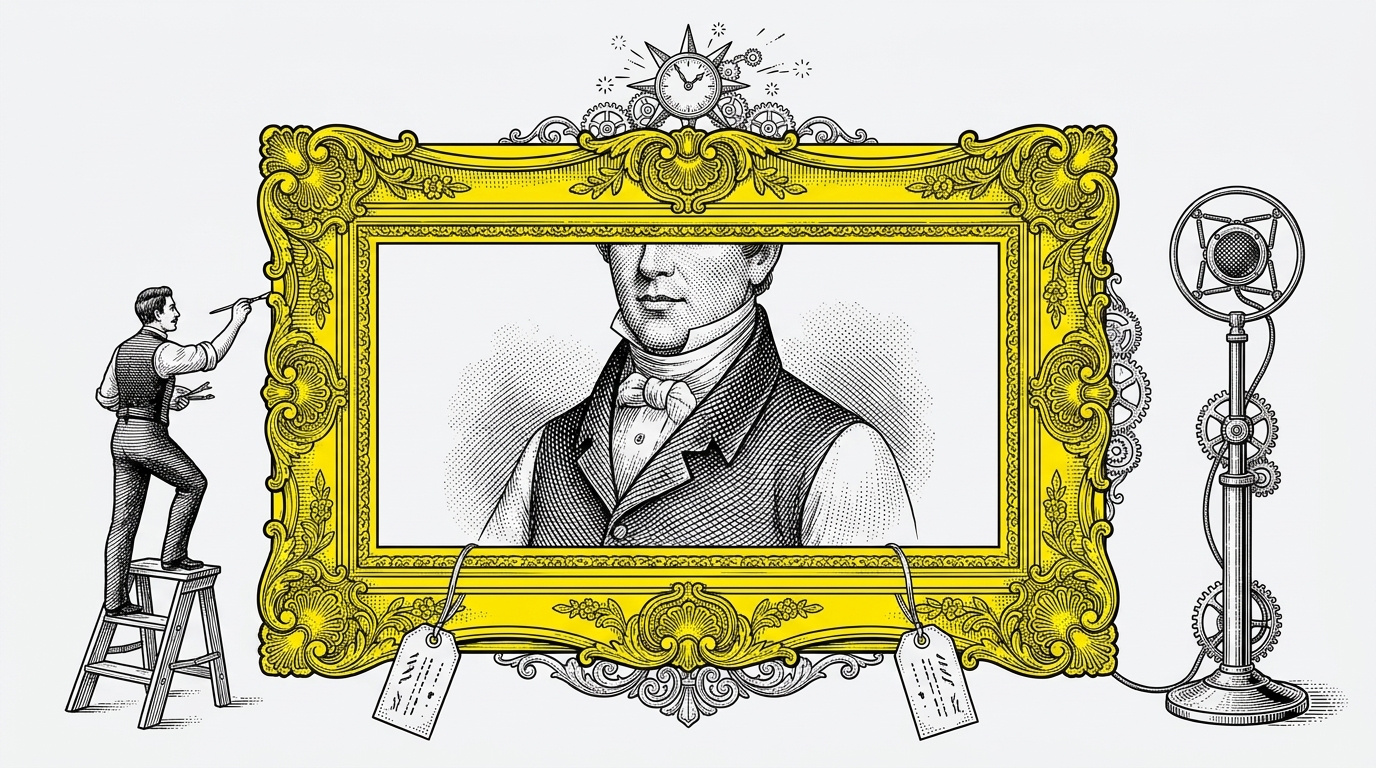 Önreprezentáció - yellow etching illusztráció