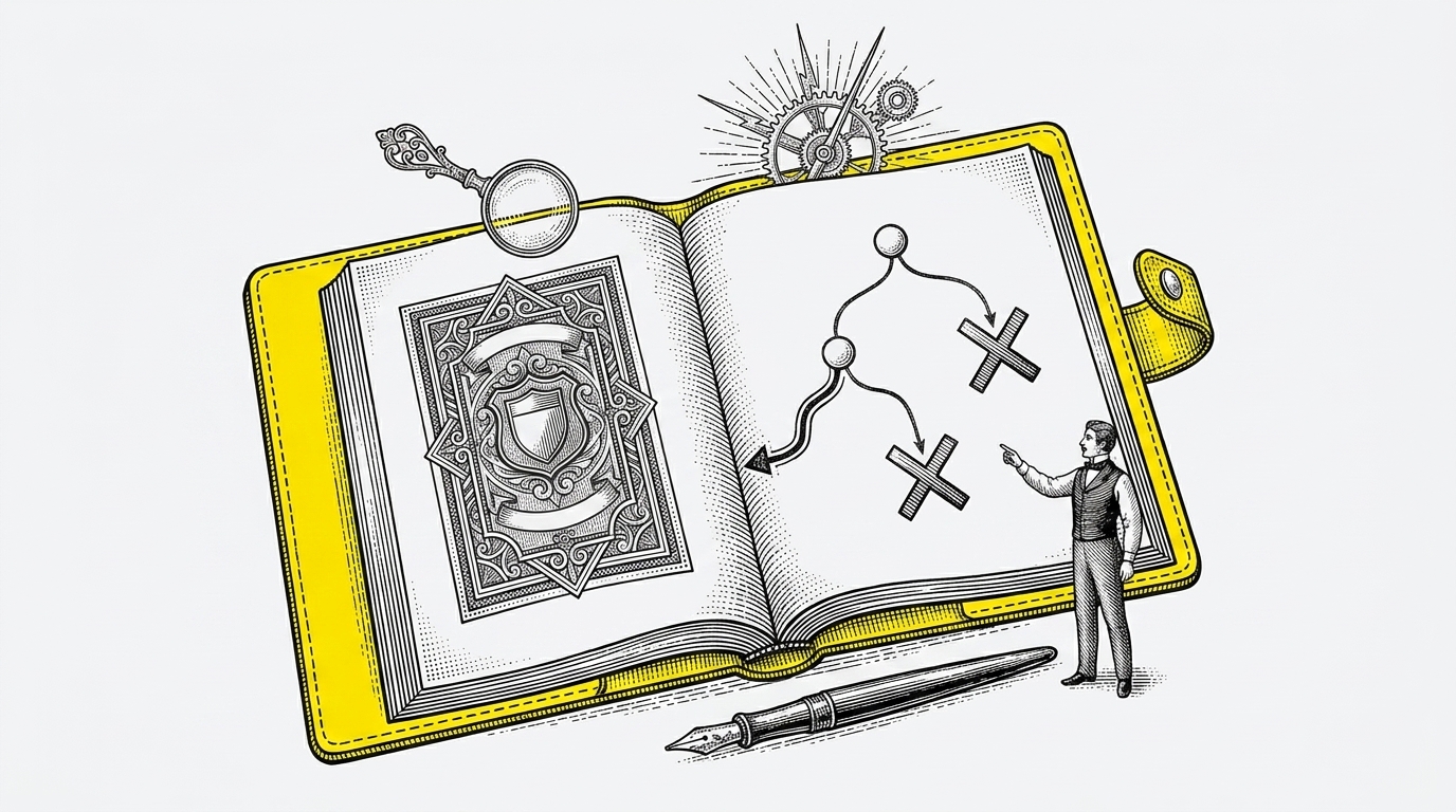 Portfólió - yellow etching illusztráció