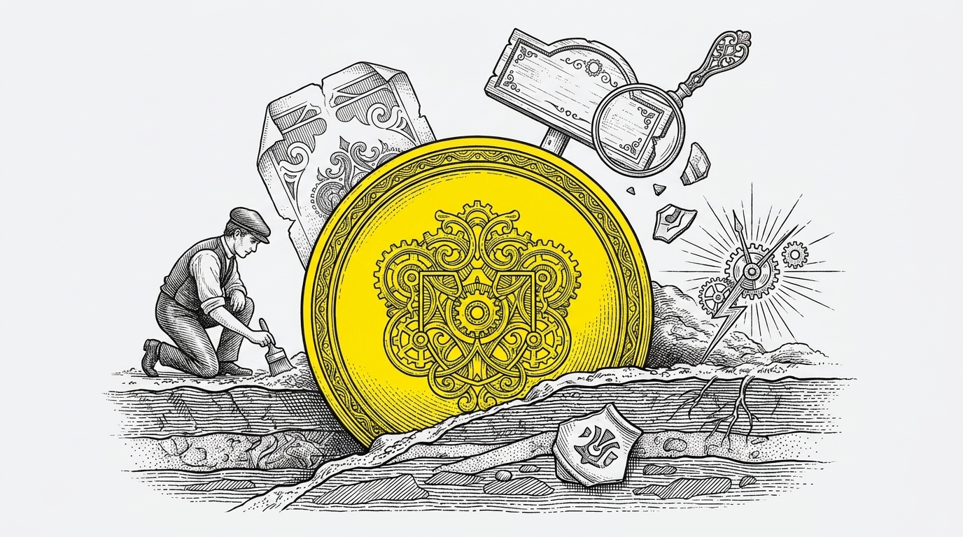 Reverse Briefing - yellow etching illusztráció